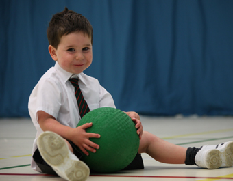 Infant PE lesson